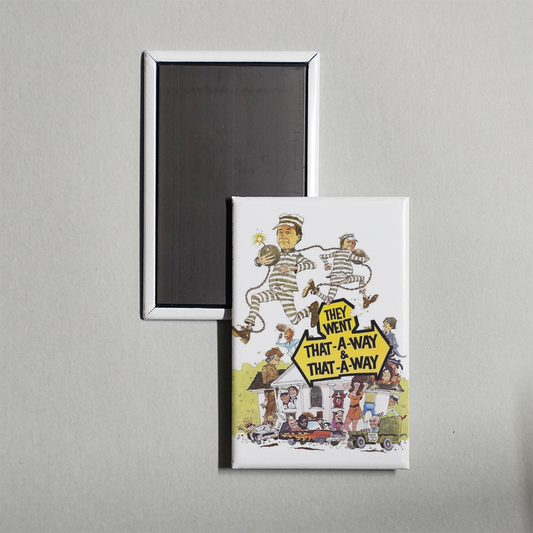 They Went That-A-Way & That-A-Way Mini Movie Fridge Magnet