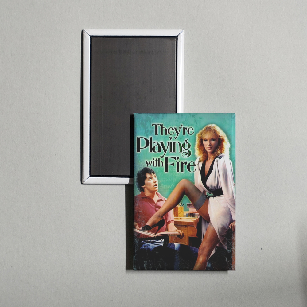 They're Playing with Fire Mini Movie Fridge Magnet