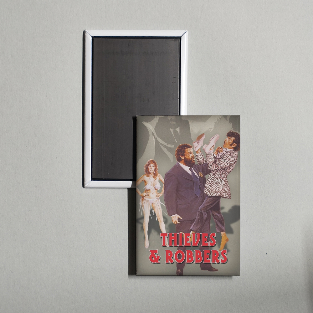 Thieves and Robbers Mini Movie Fridge Magnet