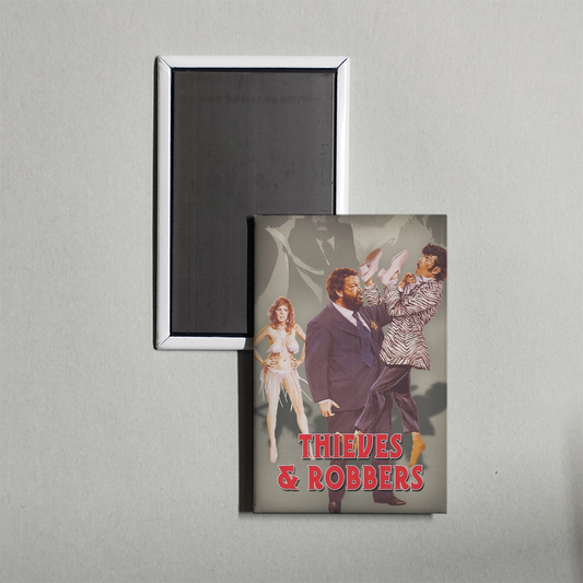 Thieves and Robbers Mini Movie Fridge Magnet
