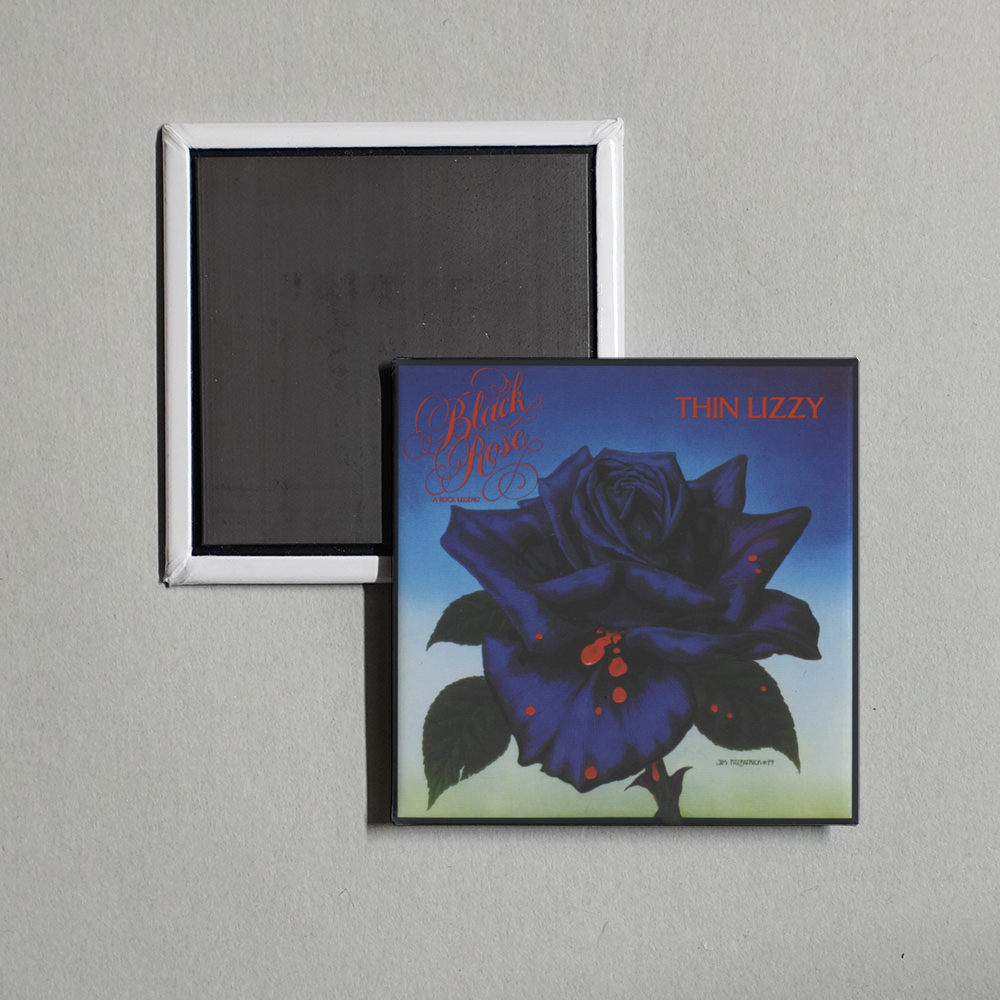 Thin Lizzy - Black Rose A Rock Legend Album Cover Fridge Magnet
