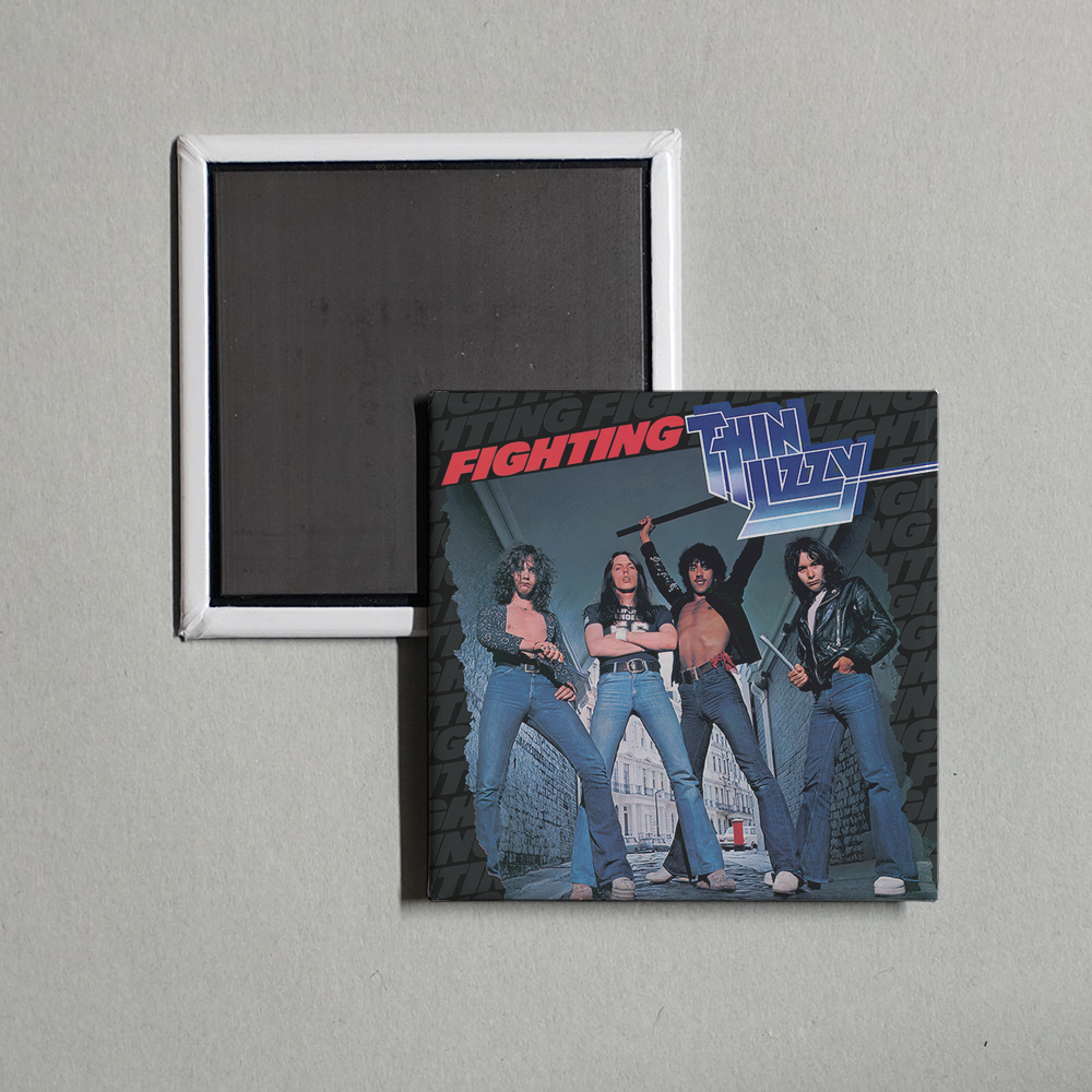 Thin Lizzy - Fighting (Deluxe Edition) Album Cover Fridge Magnet