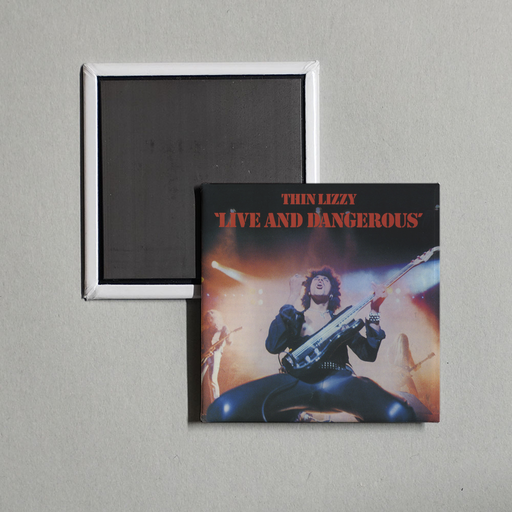 Thin Lizzy - 'Live And Dangerous' Album Cover Fridge Magnet