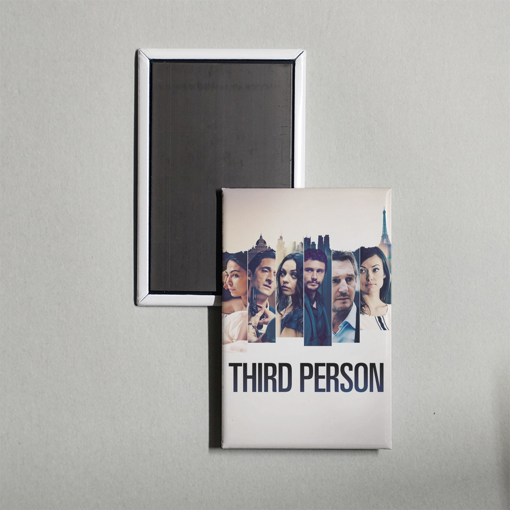 Third Person Mini Movie Fridge Magnet
