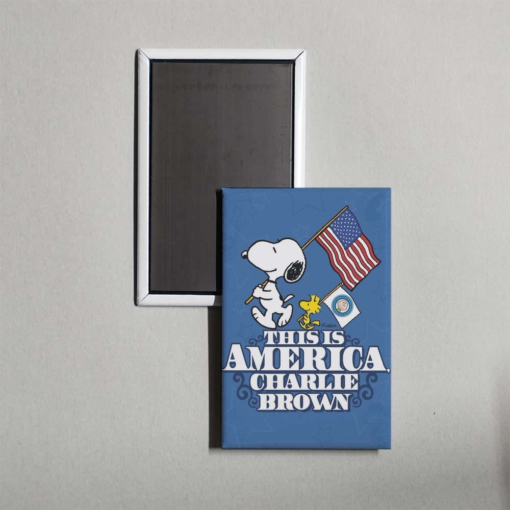 This Is America, Charlie Brown TV Show Fridge Magnet