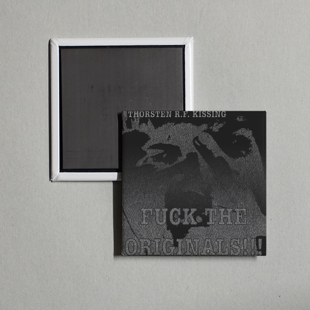 Thorsten R.F. Kissing - Fuck the Originals!!! Album Cover Fridge Magnet