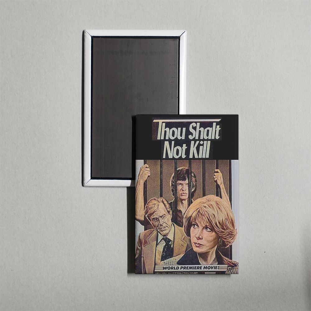 Thou Shalt Not Kill Mini Movie Fridge Magnet