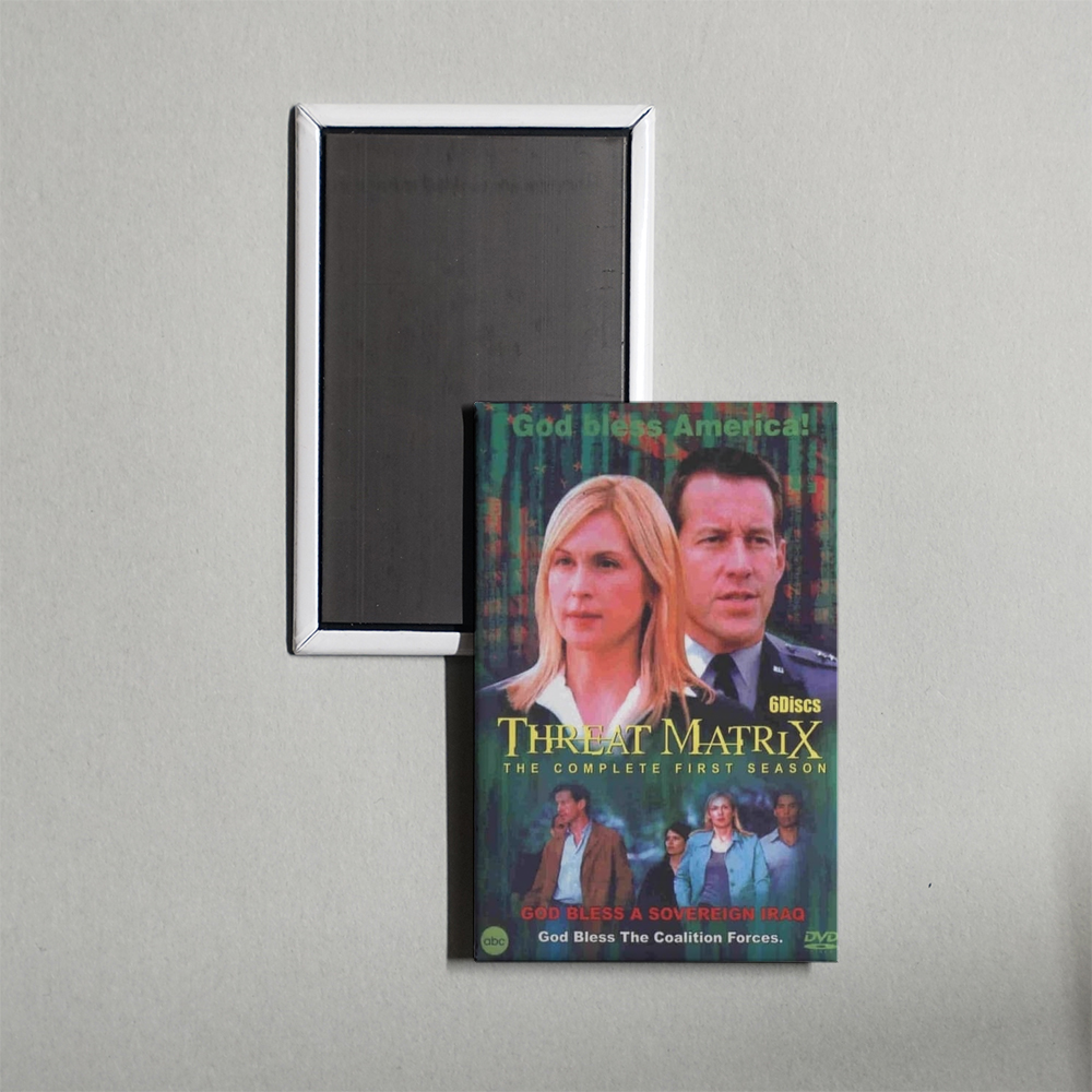 Threat Matrix TV Show Fridge Magnet