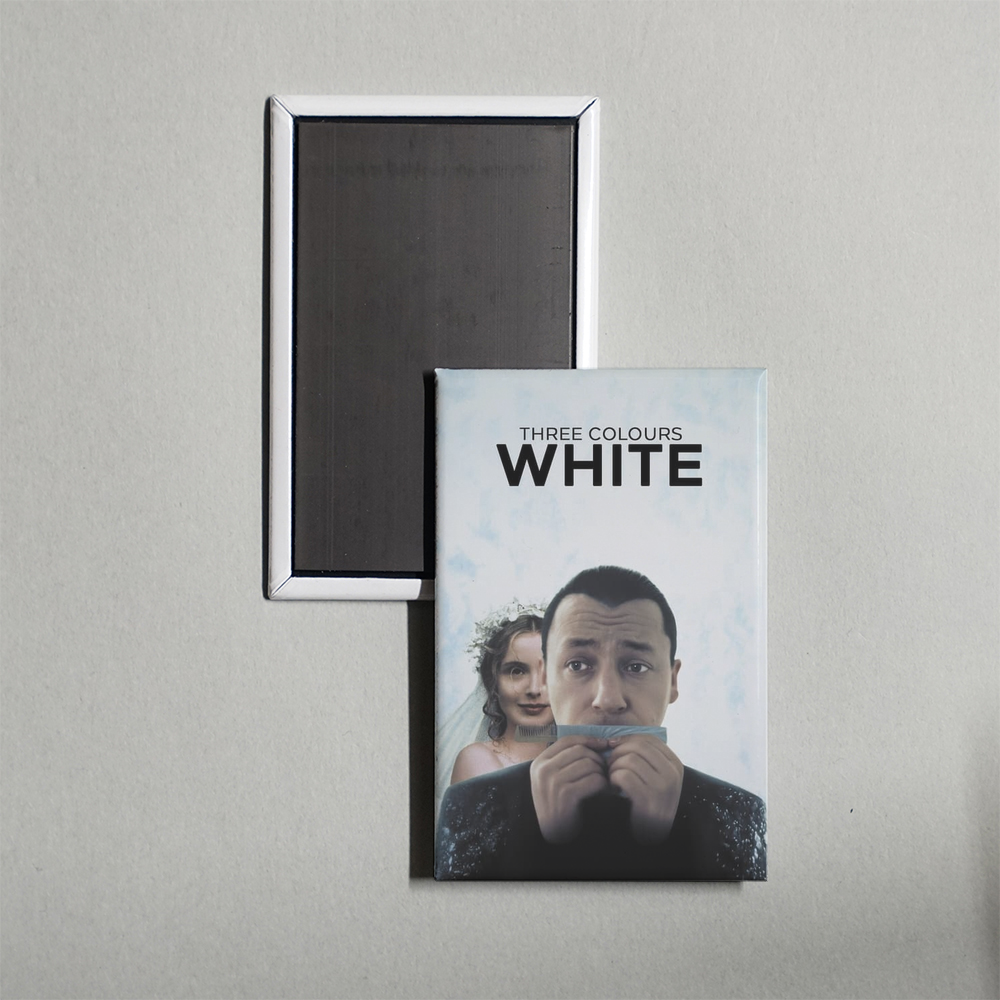 Three Colors White Mini Movie Fridge Magnet