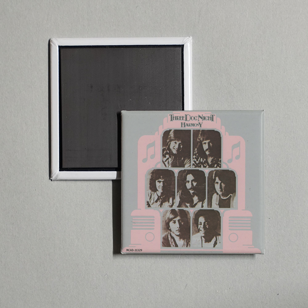 Three Dog Night - Harmony Album Cover Fridge Magnet