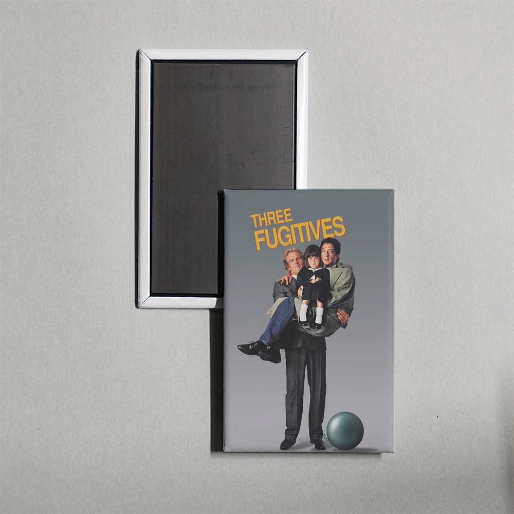 Three Fugitives Mini Movie Fridge Magnet