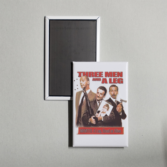 Three Men and a Leg Mini Movie Fridge Magnet