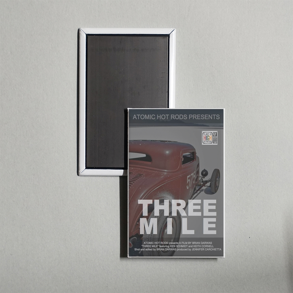 Three Mile Mini Movie Fridge Magnet