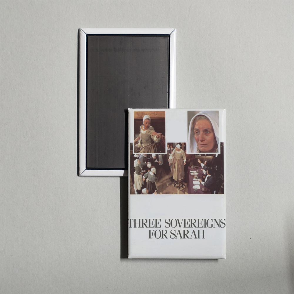 Three Sovereigns for Sarah TV Show Fridge Magnet
