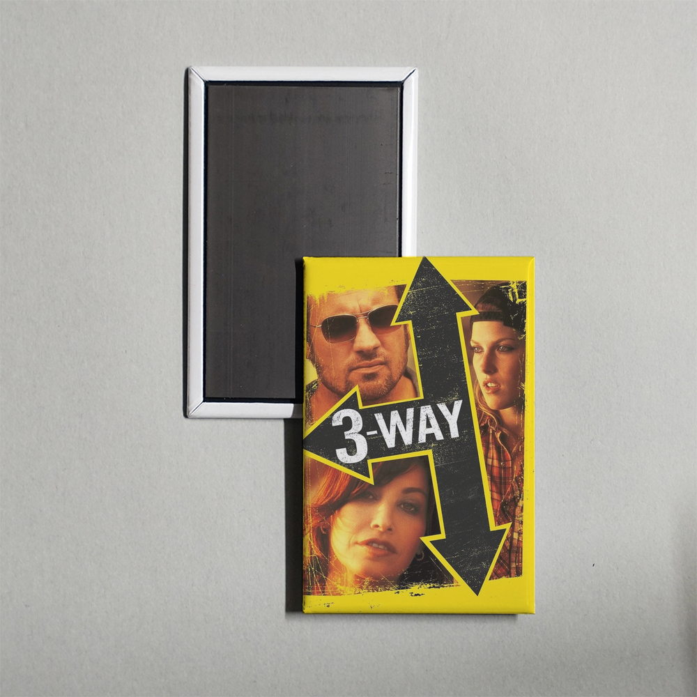 Three Way Mini Movie Fridge Magnet