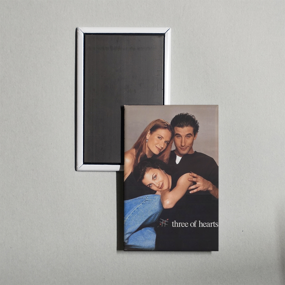 Three of Hearts Mini Movie Fridge Magnet