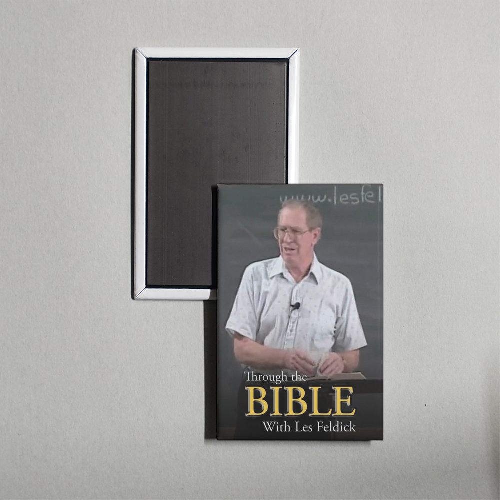 Through the Bible with Les Feldick TV Show Fridge Magnet