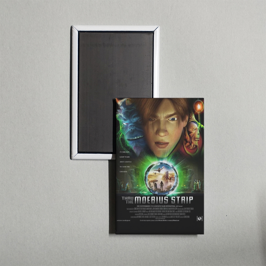 Thru the Moebius Strip Mini Movie Fridge Magnet