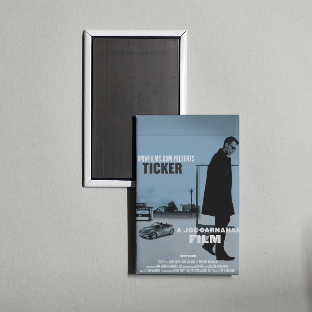 Ticker Mini Movie Fridge Magnet
