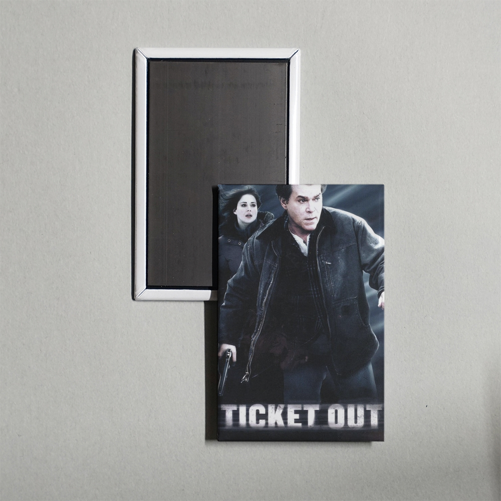 Ticket Out Mini Movie Fridge Magnet