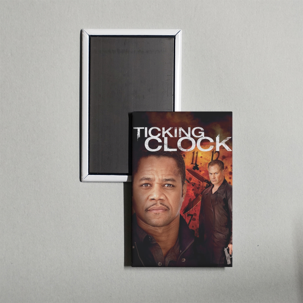 Ticking Clock Mini Movie Fridge Magnet