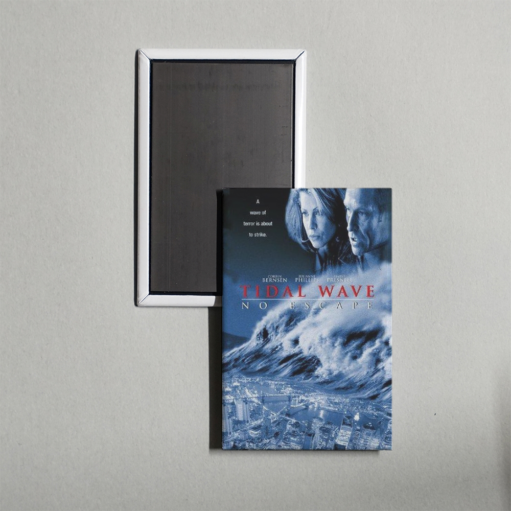 Tidal Wave No Escape Mini Movie Fridge Magnet