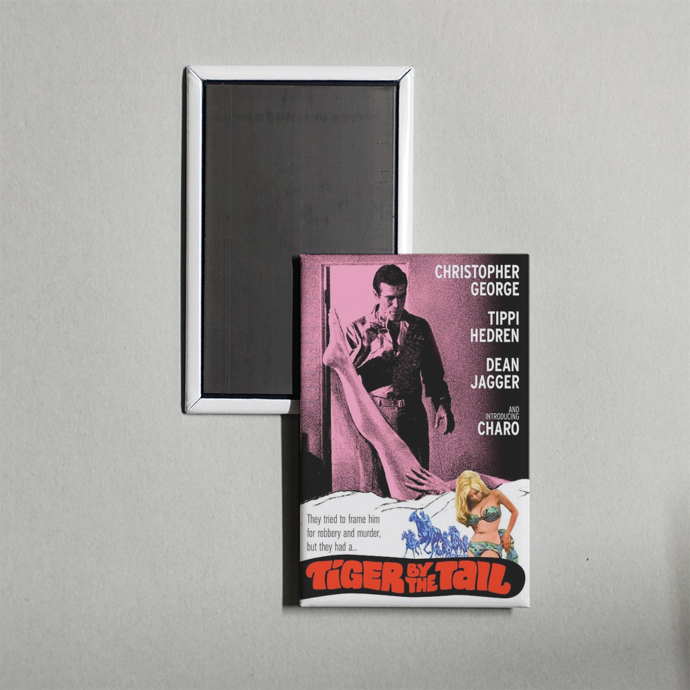 Tiger by the Tail Mini Movie Fridge Magnet