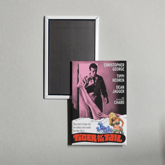 Tiger by the Tail Mini Movie Fridge Magnet