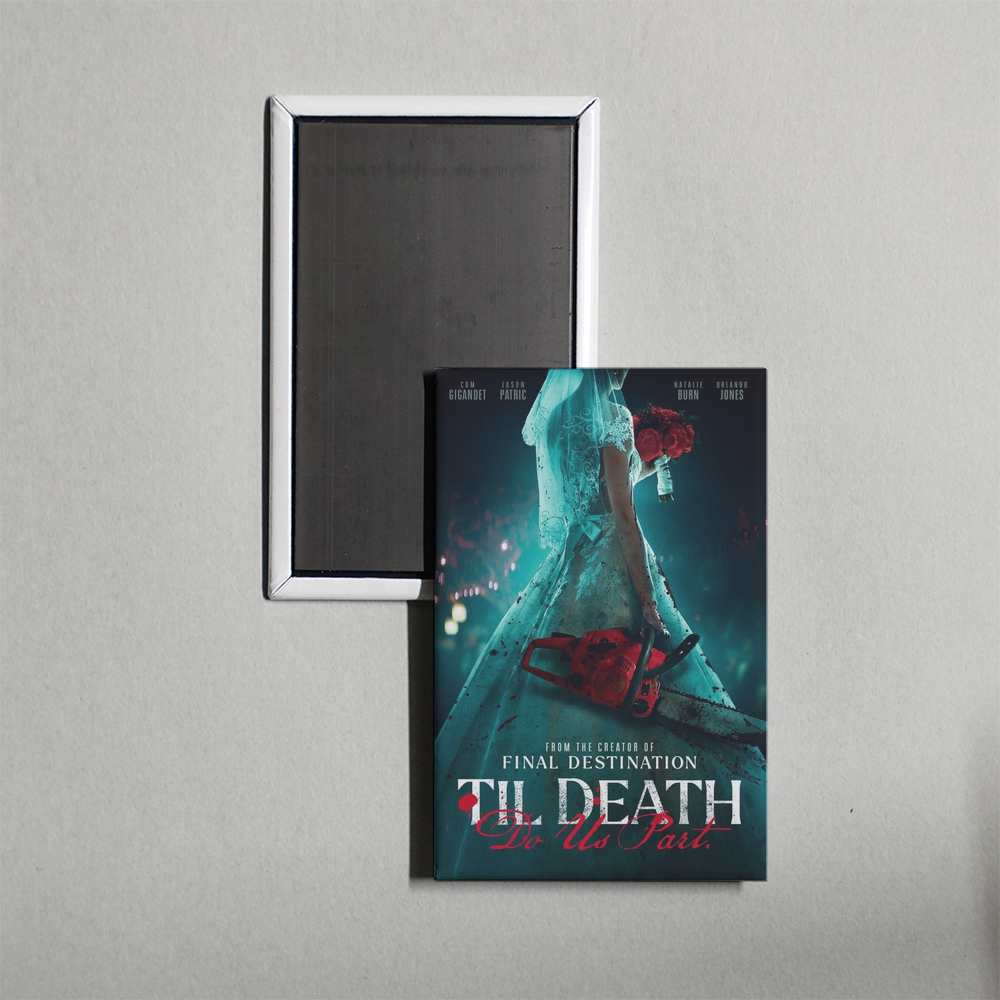 Til Death Do Us Part Mini Movie Fridge Magnet