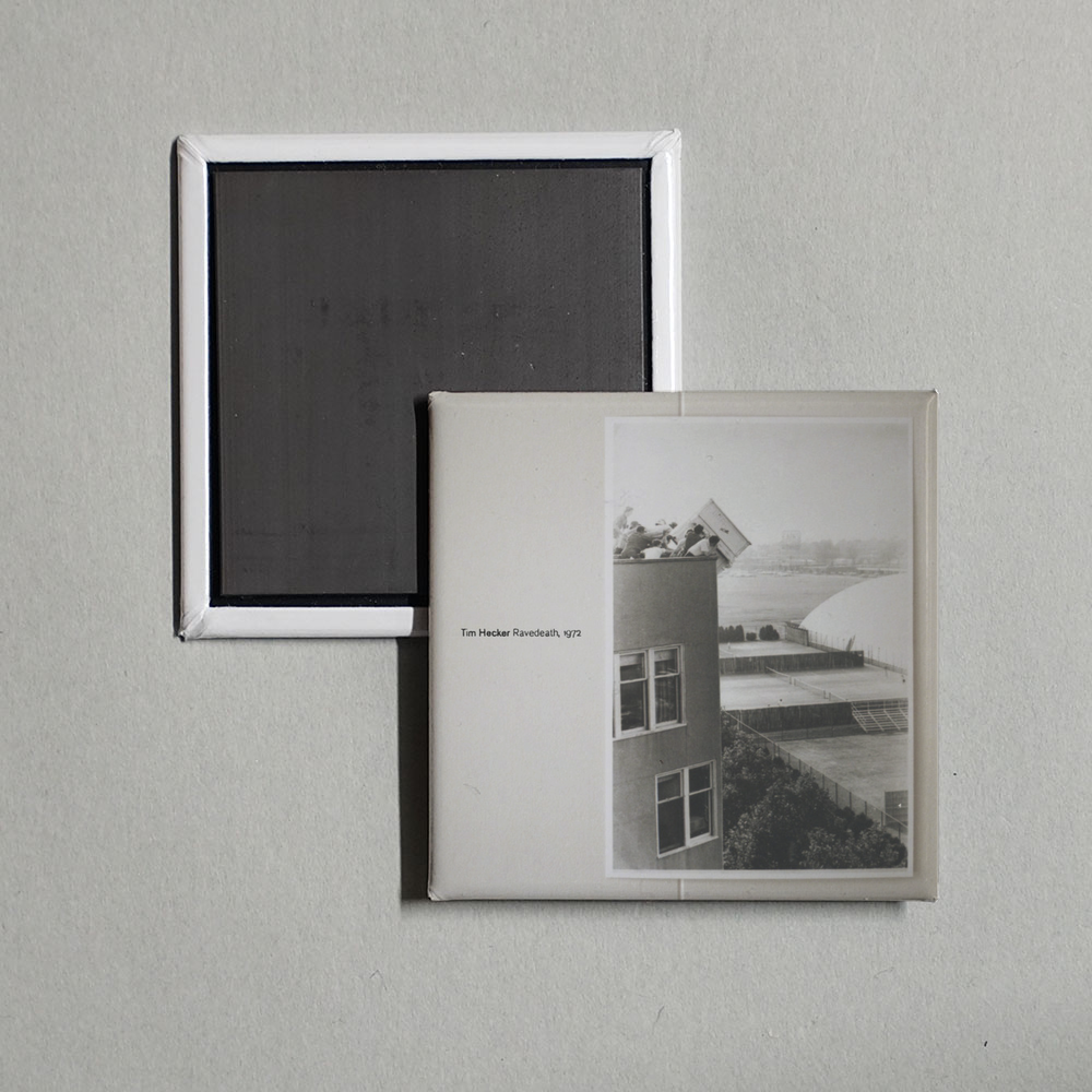 Tim Hecker - Ravedeath, 1972 Album Cover Fridge Magnet