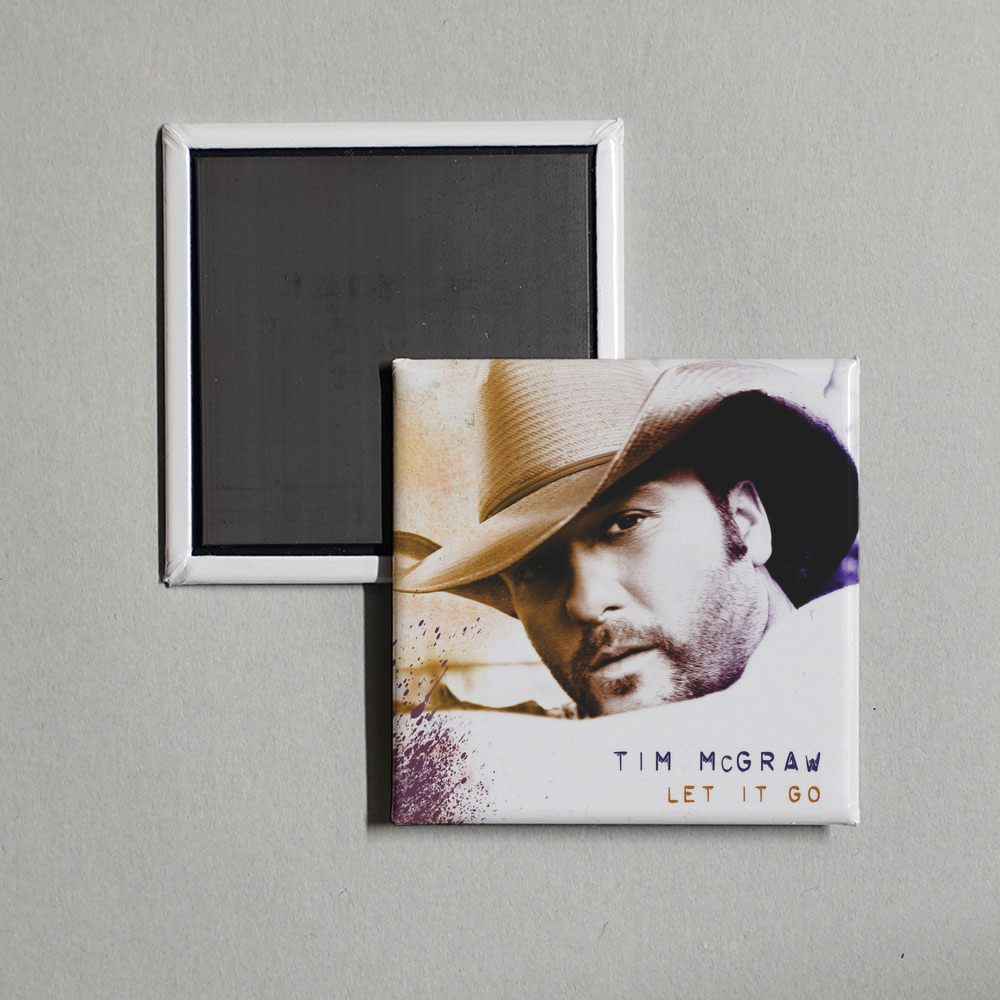 Tim McGraw - Let It Go Album Cover Fridge Magnet