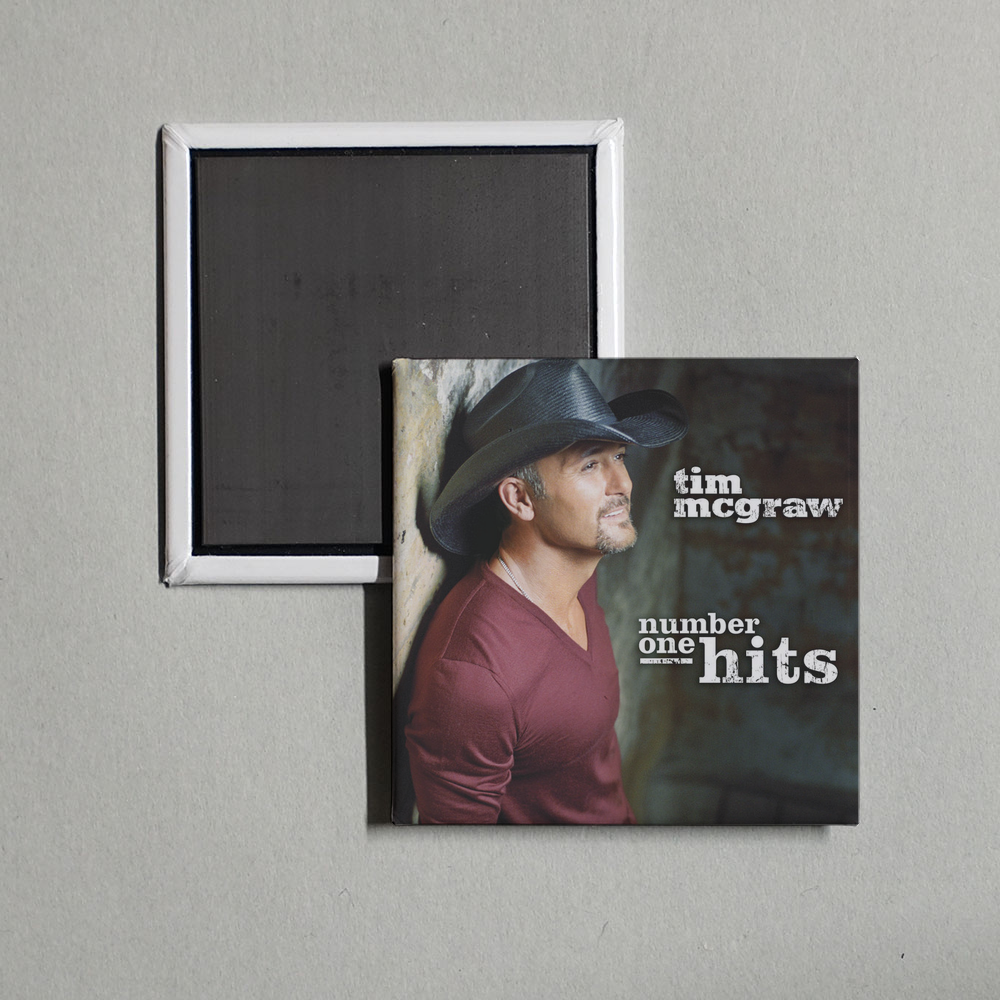 Tim McGraw - Number One Hits Album Cover Fridge Magnet