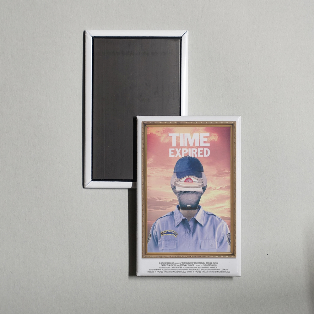 Time Expired Mini Movie Fridge Magnet