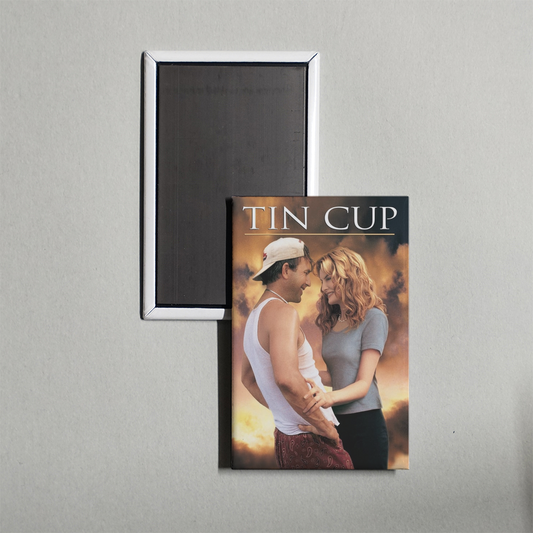 Tin Cup Mini Movie Fridge Magnet