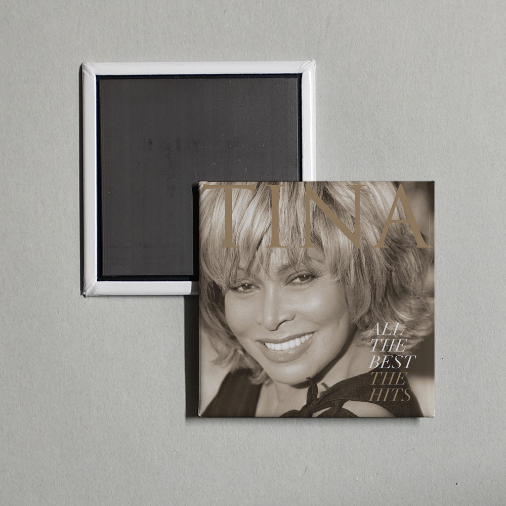 Tina Turner - All the Best - the Hits Album Cover Fridge Magnet