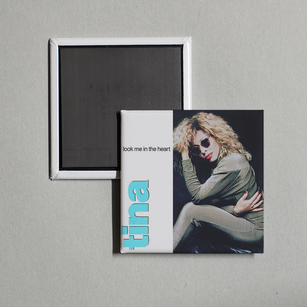 Tina Turner - Look Me in the Heart (The Singles) Album Cover Fridge Magnet