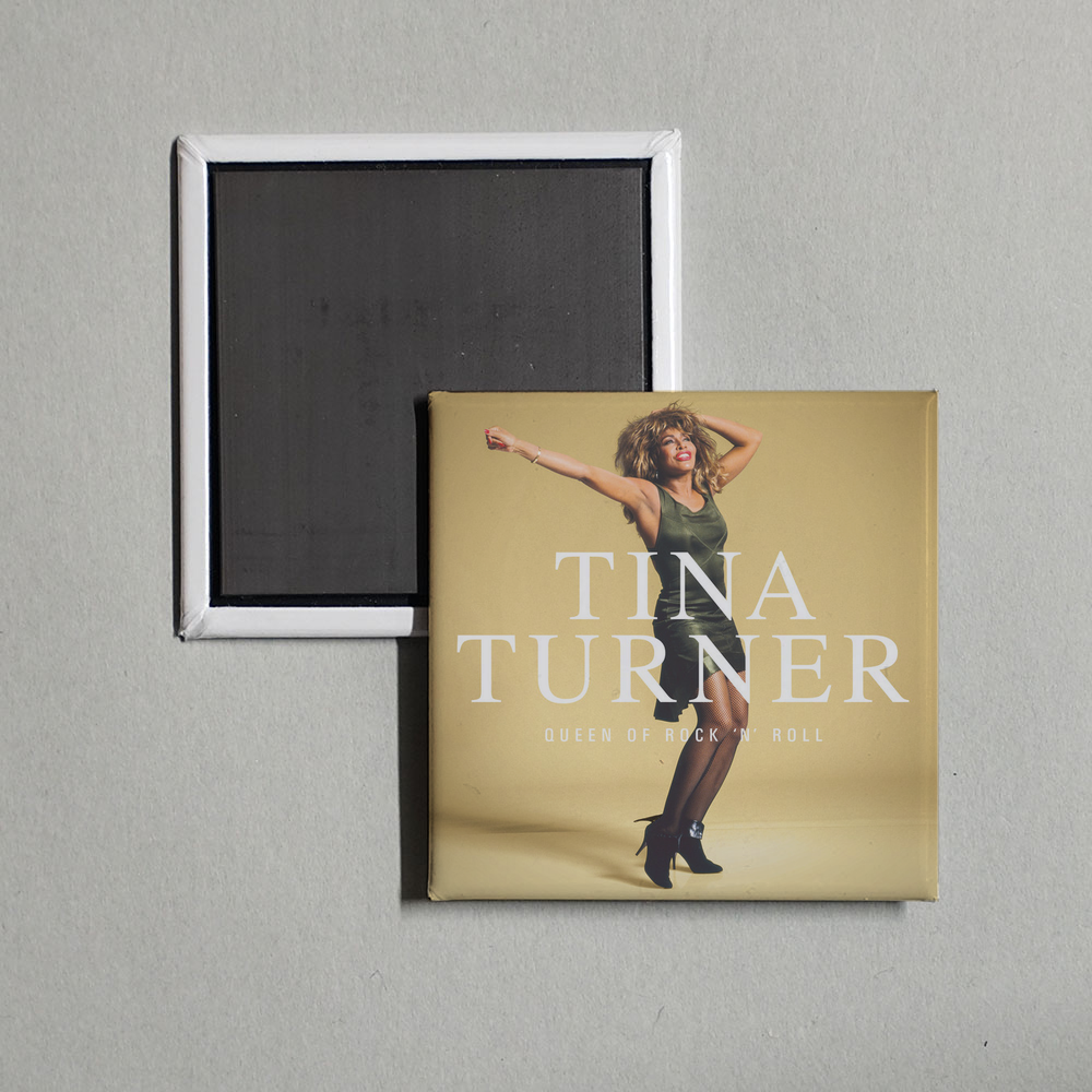 Tina Turner - Queen Of Rock 'n' Roll Album Cover Fridge Magnet