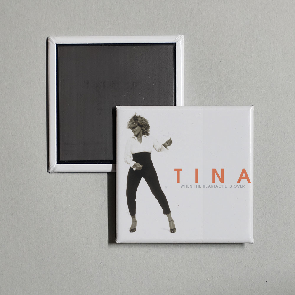 Tina Turner - When the Heartache Is Over Album Cover Fridge Magnet