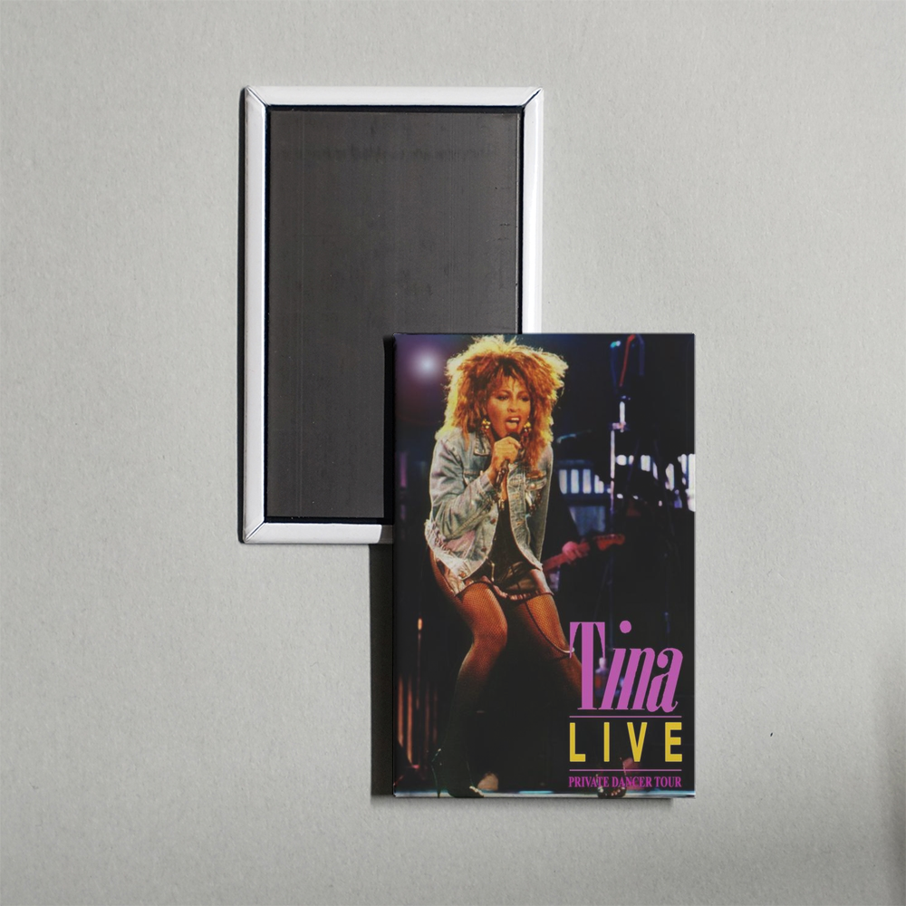 Tina Turner Private Dancer Tour Mini Movie Fridge Magnet
