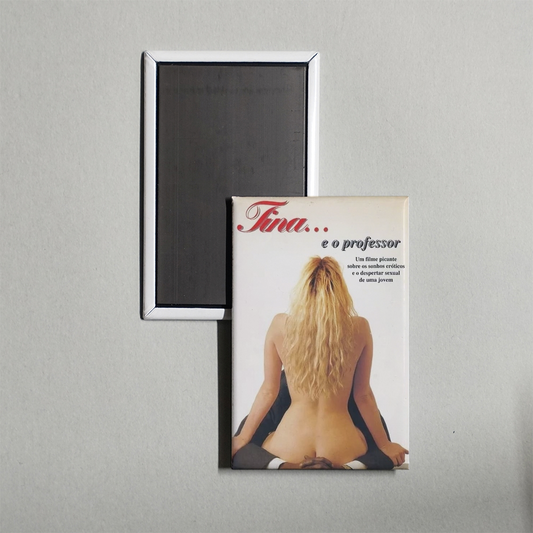 Tina and the Professor Mini Movie Fridge Magnet