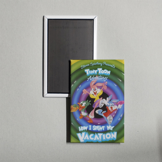 Tiny Toon Adventures How I Spent My Vacation Mini Movie Fridge Magnet