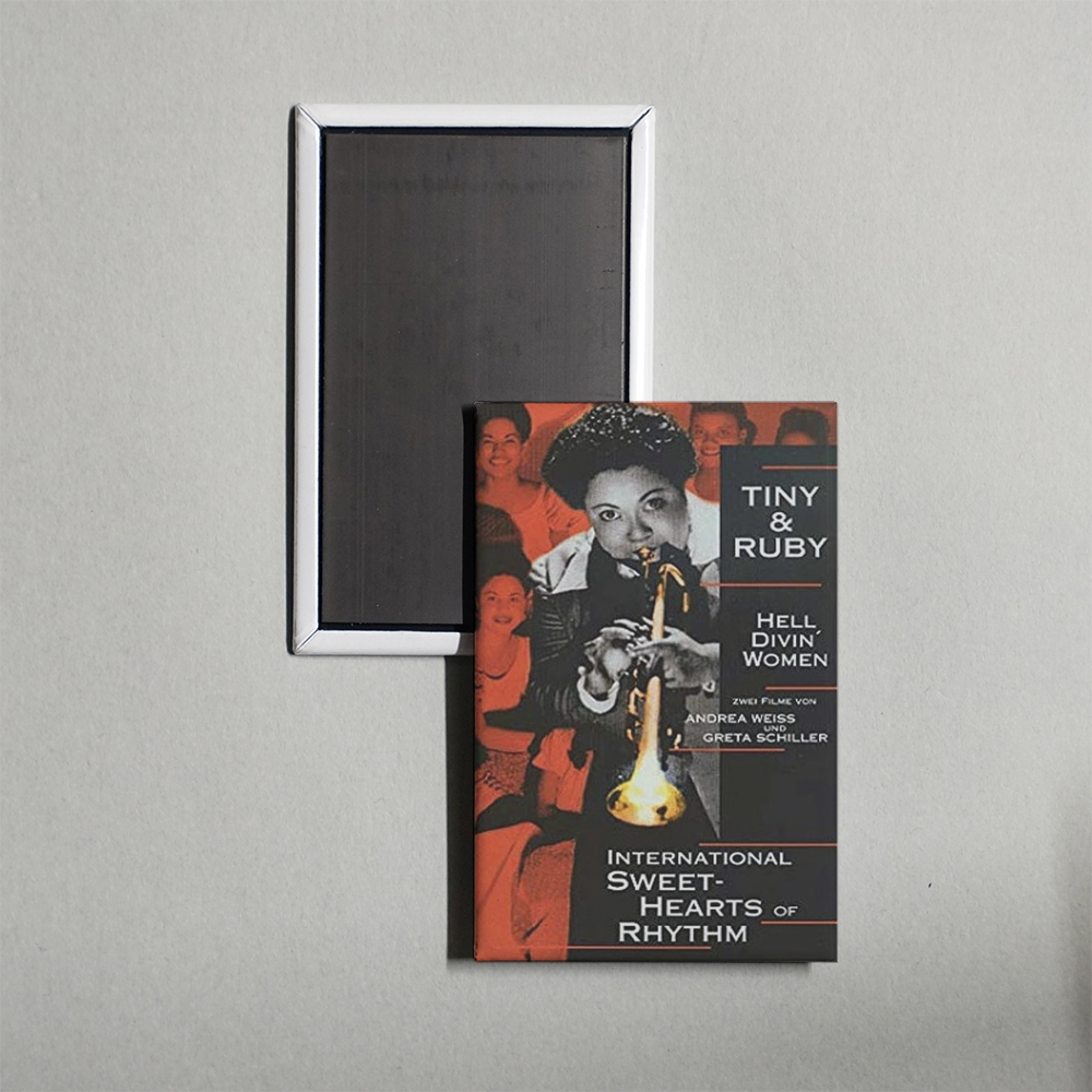 Tiny and Ruby Hell Divin' Women Mini Movie Fridge Magnet