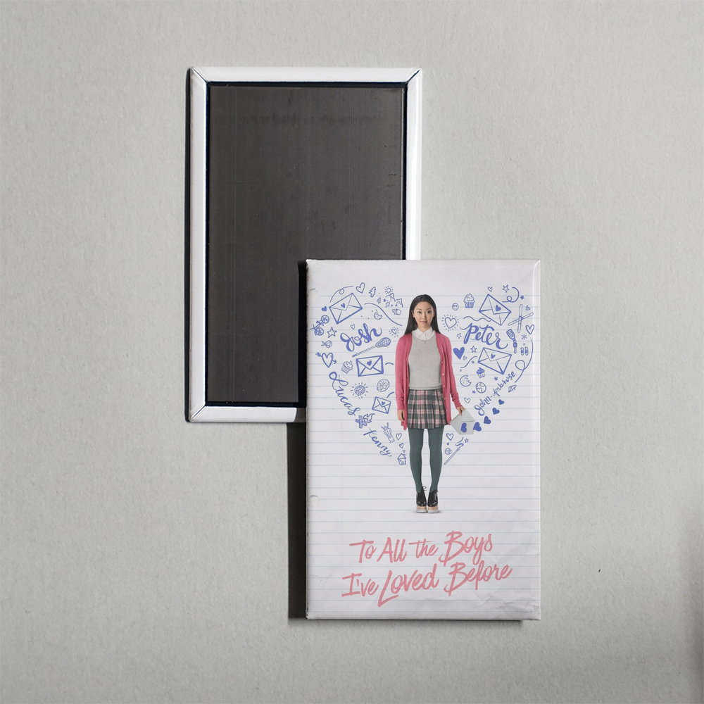 To All the Boys I've Loved Before Mini Movie Fridge Magnet