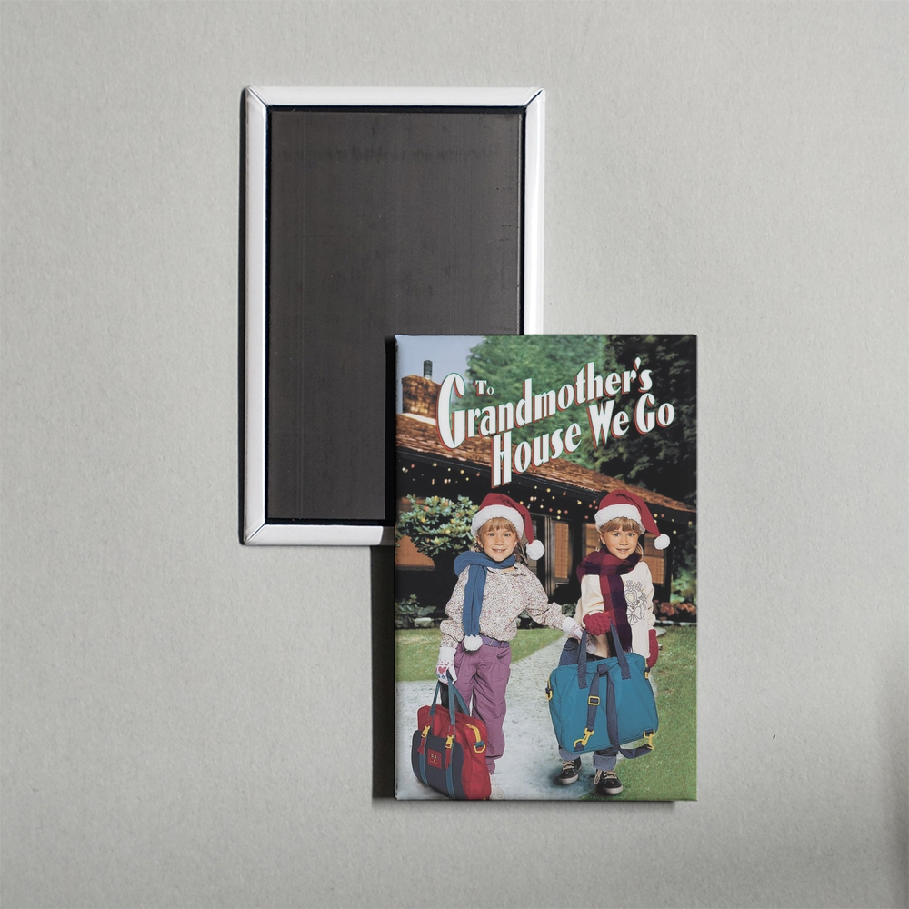 To Grandmother's House We Go Mini Movie Fridge Magnet