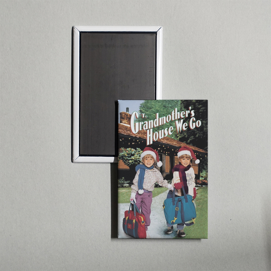 To Grandmother's House We Go Mini Movie Fridge Magnet