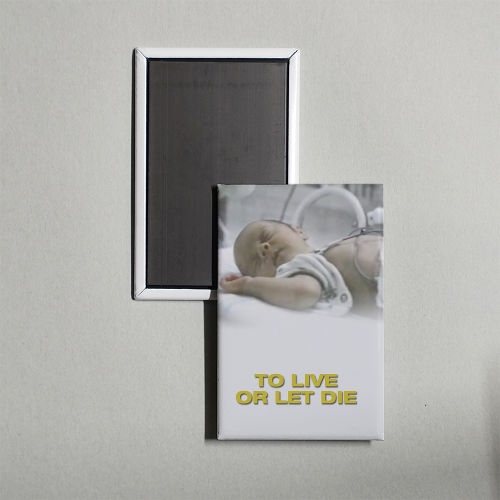 To Live or Let Die Mini Movie Fridge Magnet