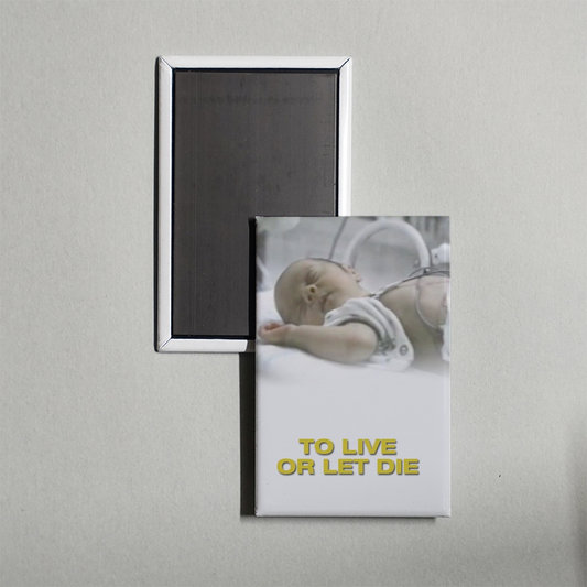 To Live or Let Die Mini Movie Fridge Magnet