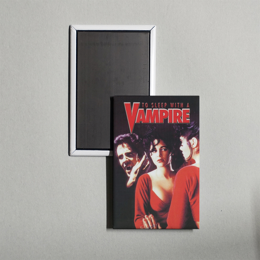 To Sleep with a Vampire Mini Movie Fridge Magnet