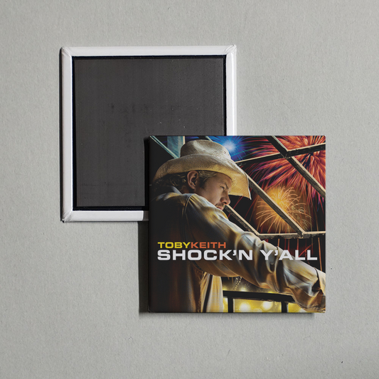 Toby Keith - Shock 'N Y'all Album Cover Fridge Magnet