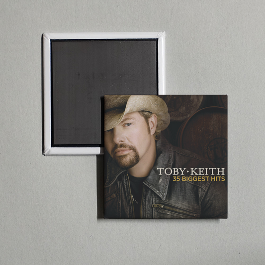 Toby Keith - Toby Keith 35 Biggest Hits Album Cover Fridge Magnet